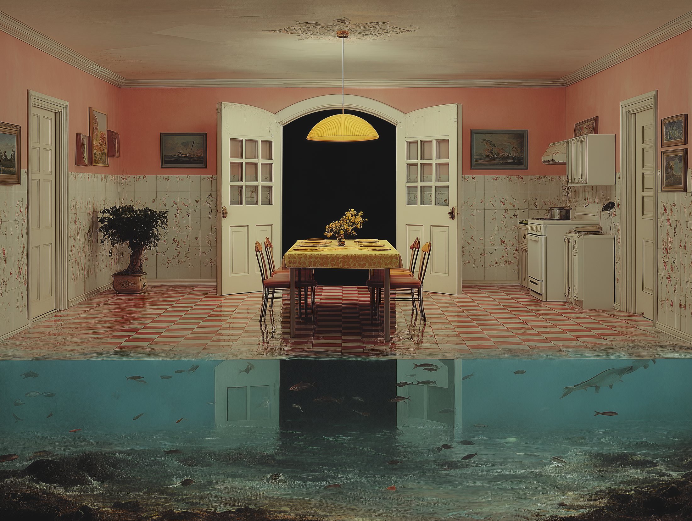 House V — Fine art print, unique copy