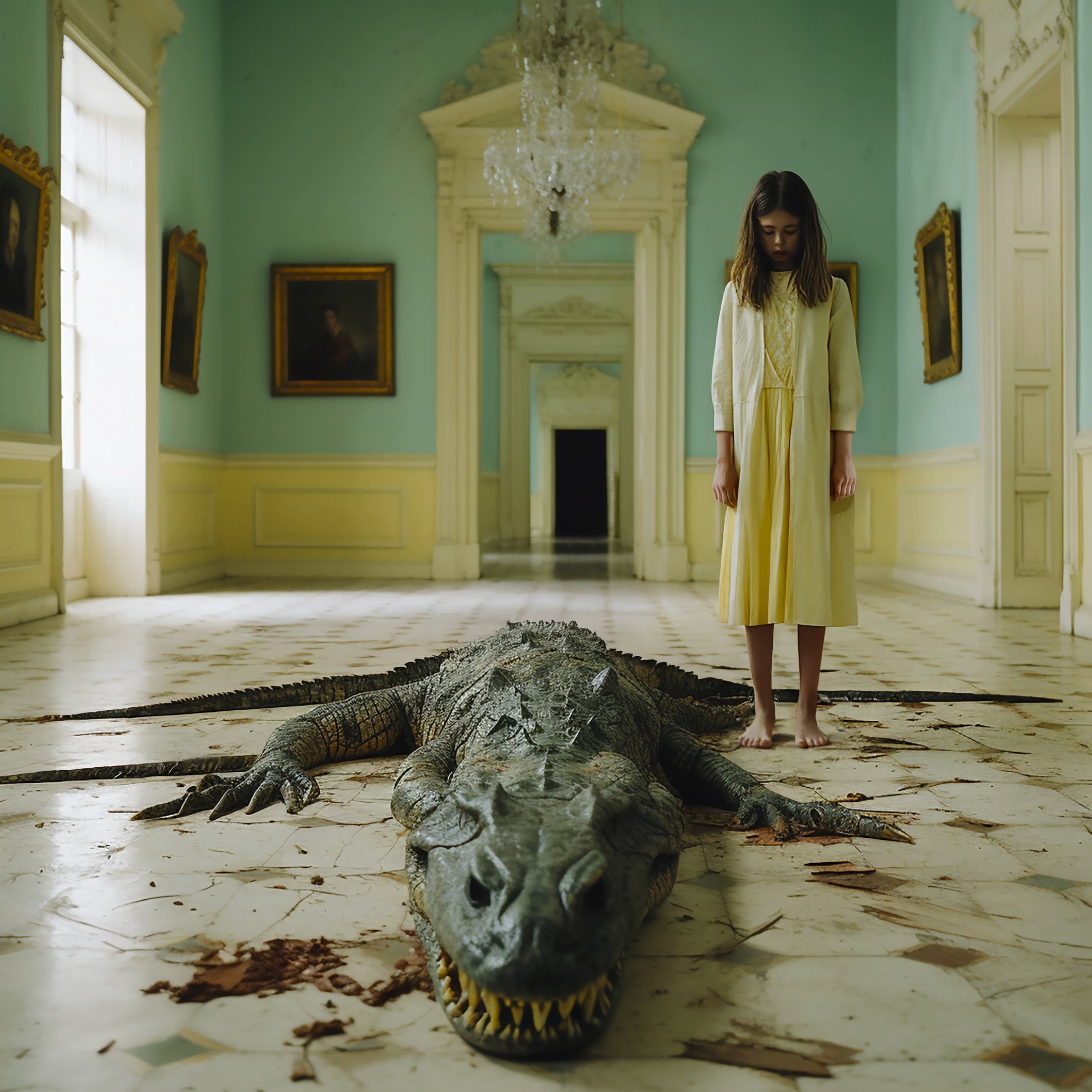 The Crocodile I Loved — Fine art print, unique copy